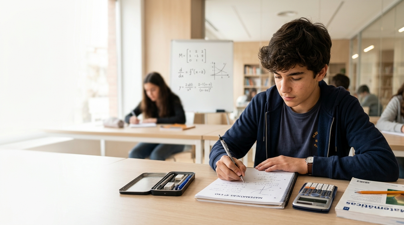 Alumnos estudiando en Academia Pitágoras