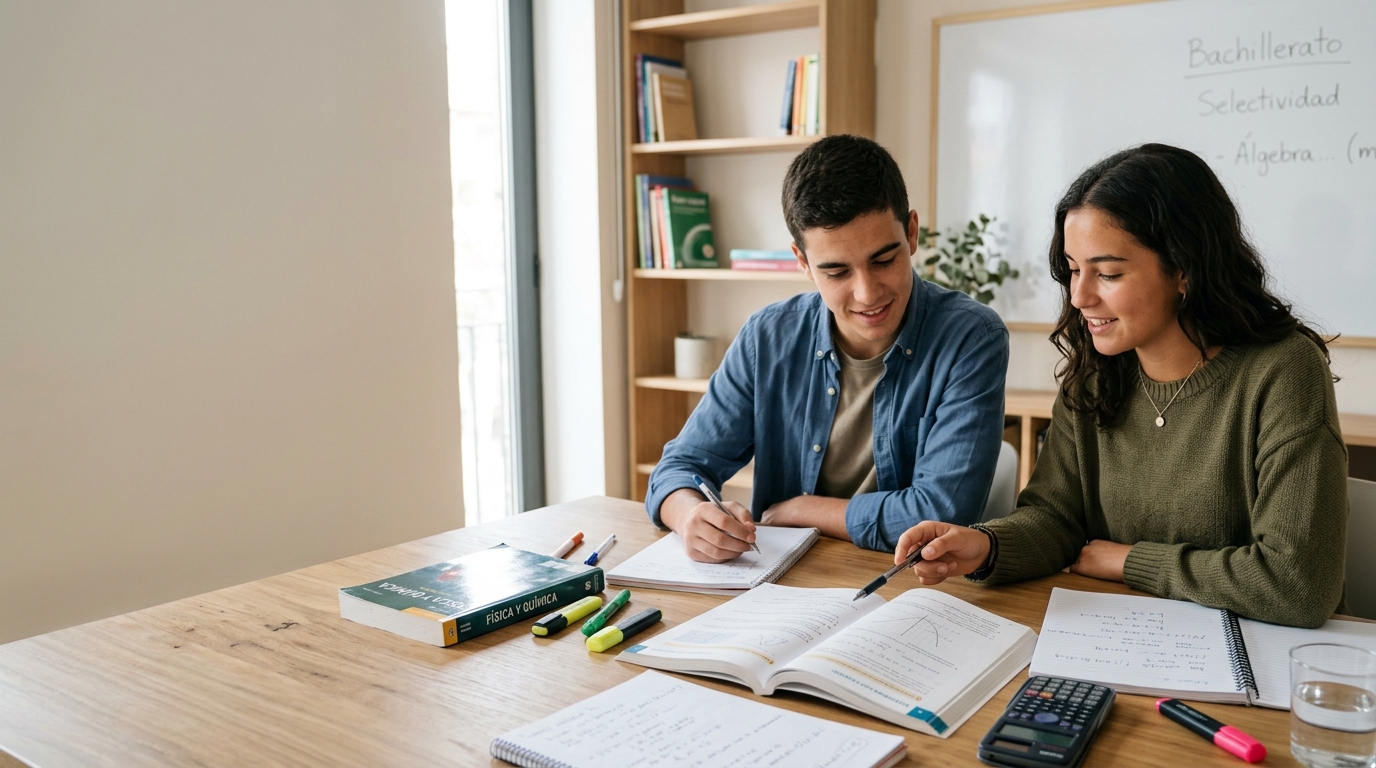 Alumnos estudiando en Academia Pitágoras