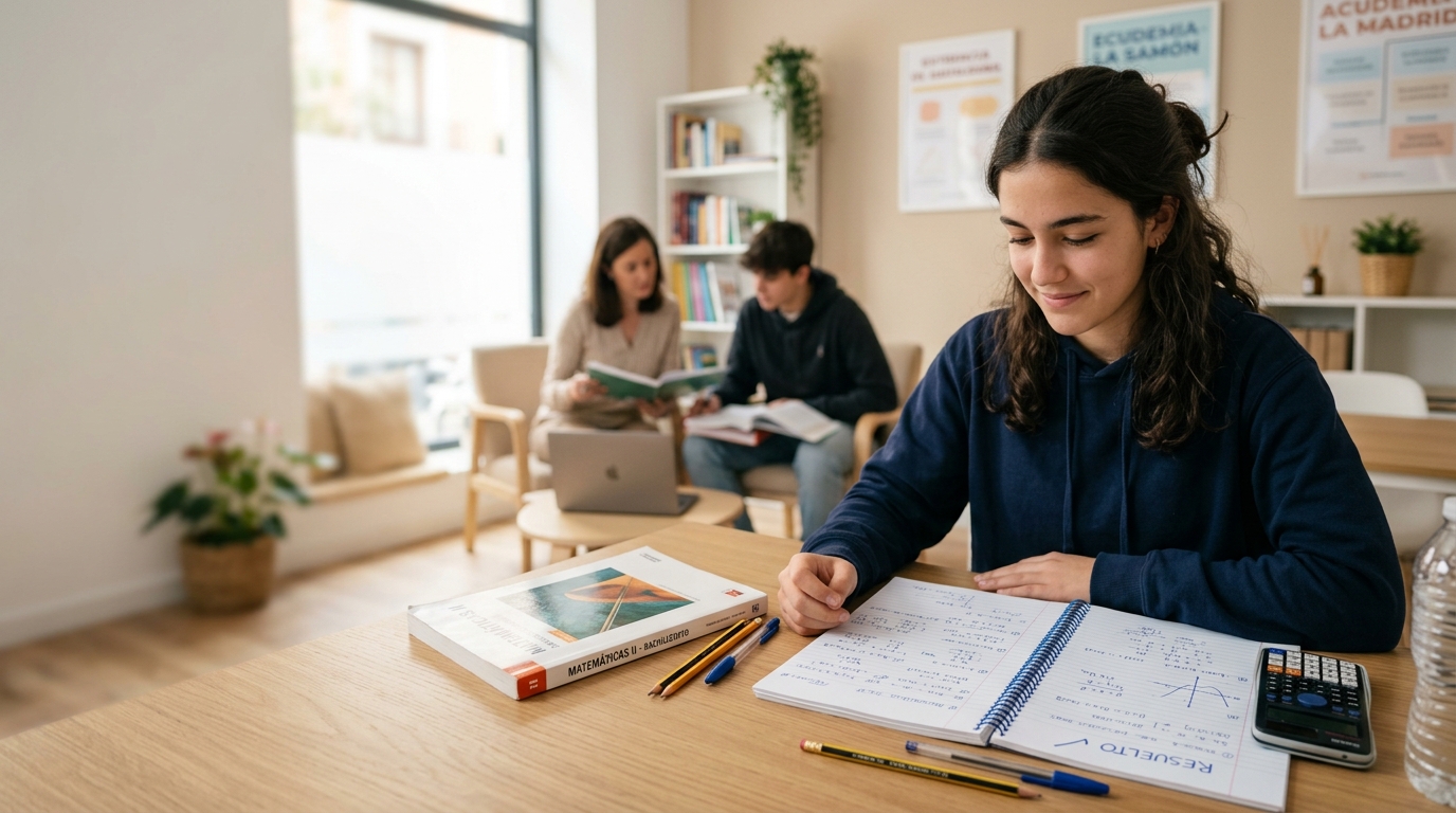 Alumnos estudiando en Academia Pitágoras